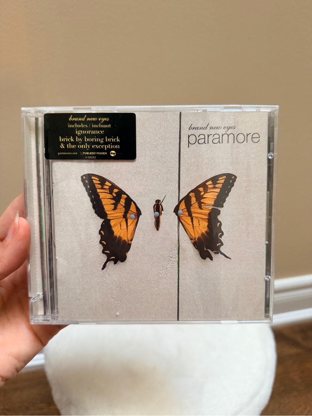 PARAMORE "Brand New Eyes" CD — Orange Butterfly Cover NEW Sealed Condition